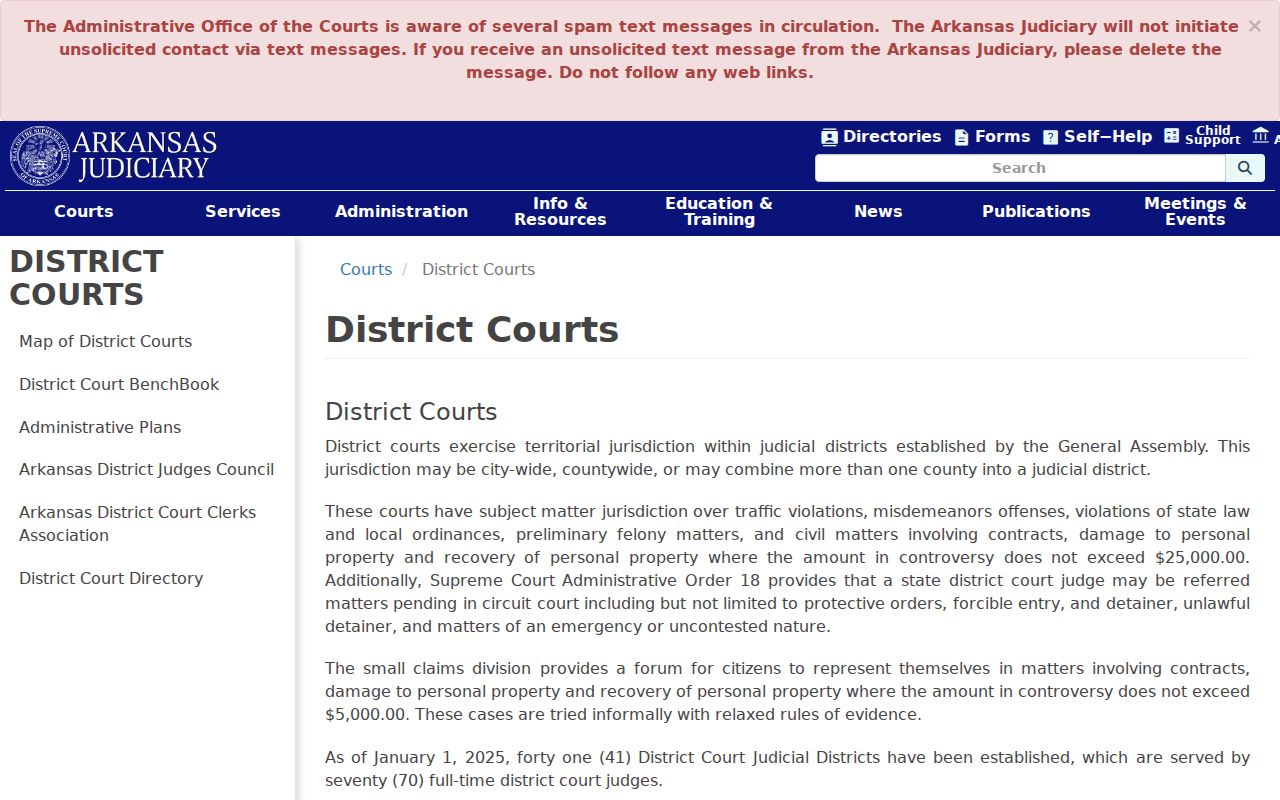 Franklin County warrant search district court jurisdiction