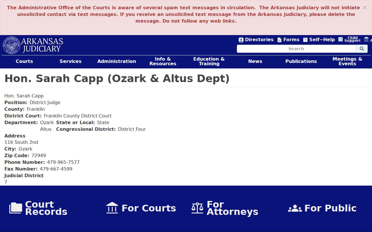Ozark warrant records contact for the official Ozark Altus district department