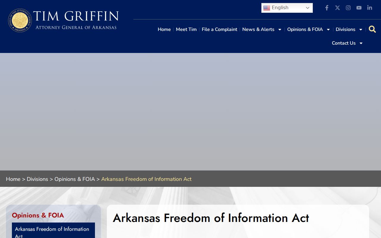 Arkansas FOIA public record guidance for Franklin County municipal warrants
